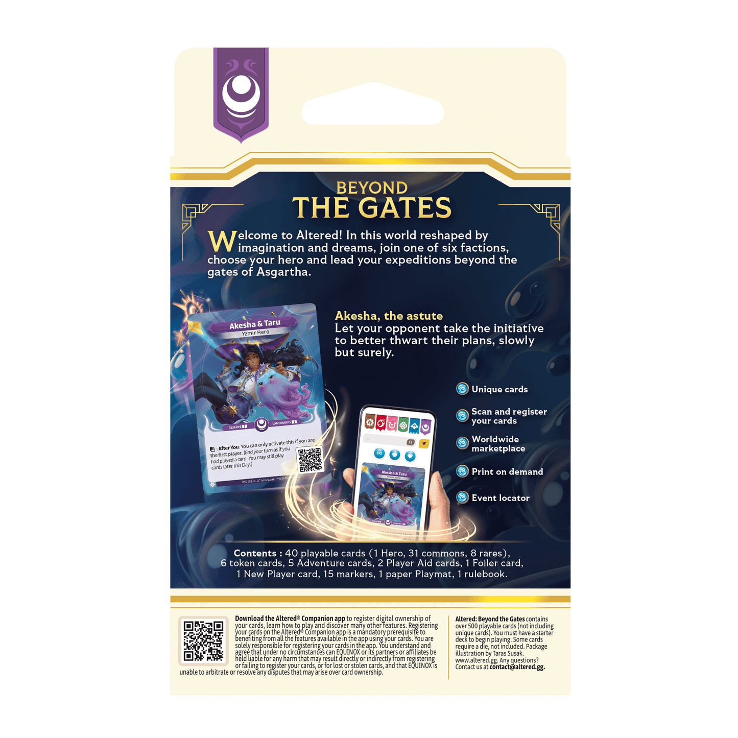 Altered TCG - Beyond The Gates - Starter Deck - Yzmir