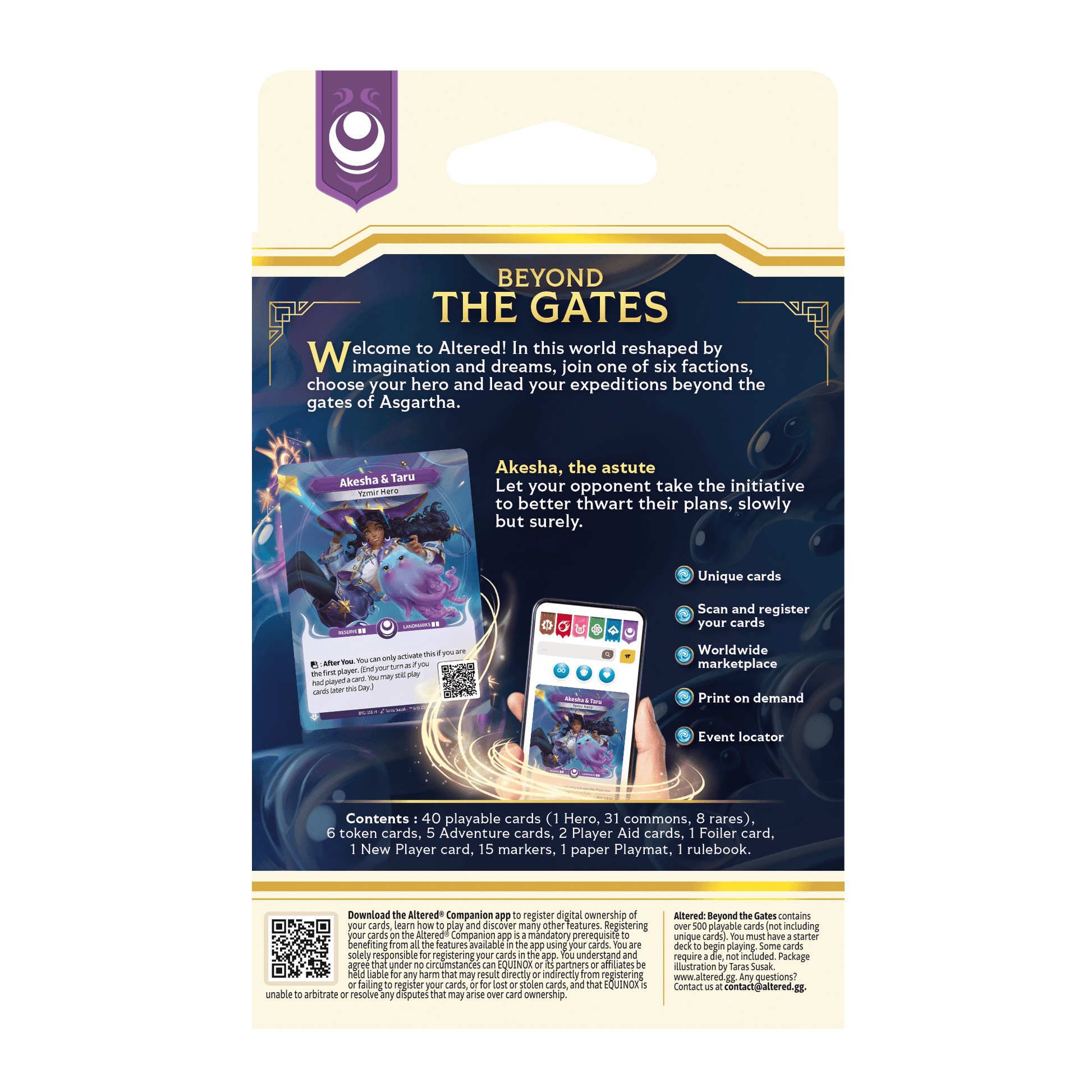 Altered TCG - Beyond The Gates - Starter Deck - Yzmir
