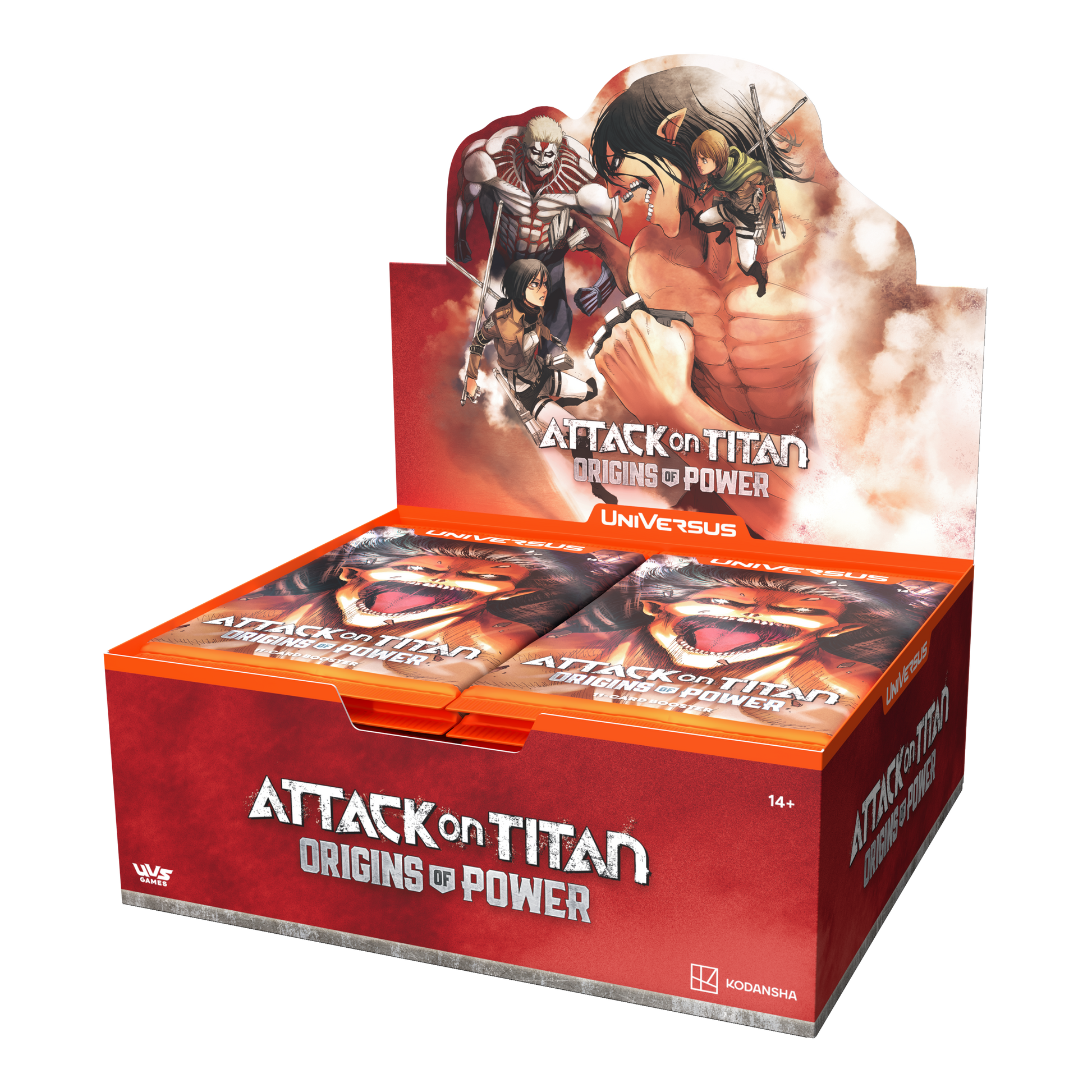 UniVersus CCG - Attack on Titan - Origins of Power Booster Box (24 Packs)