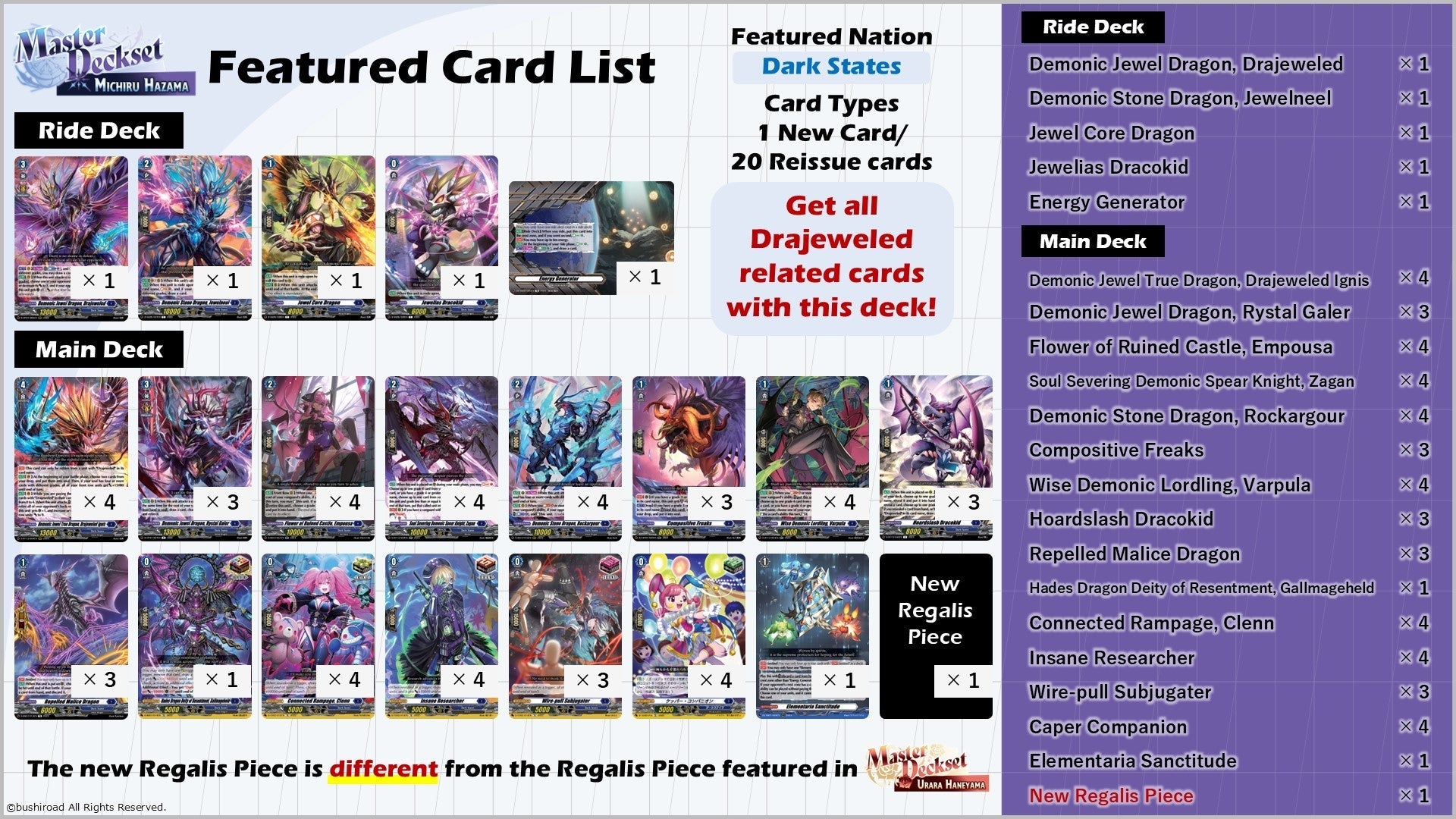 Cardfight!! Vanguard - Master Deckset - Michiru Hazama