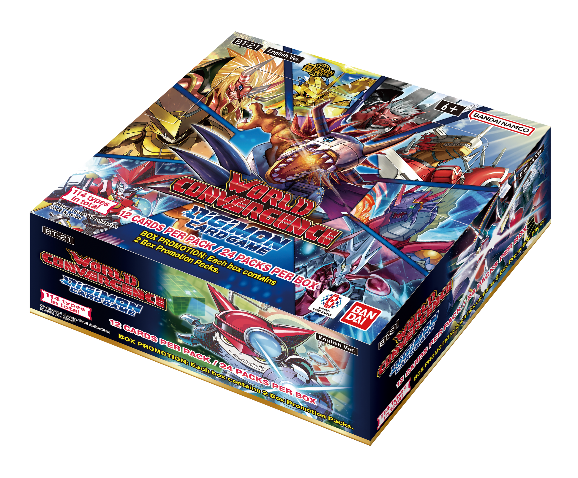 Digimon Card Game - World Convergence (BT21) - Booster Box (24 Packs)