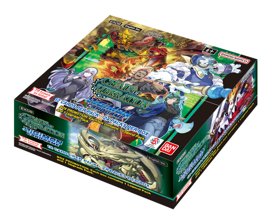 Digimon Card Game - Chain Of Liberation (EX08) - Booster Box (24 Packs)