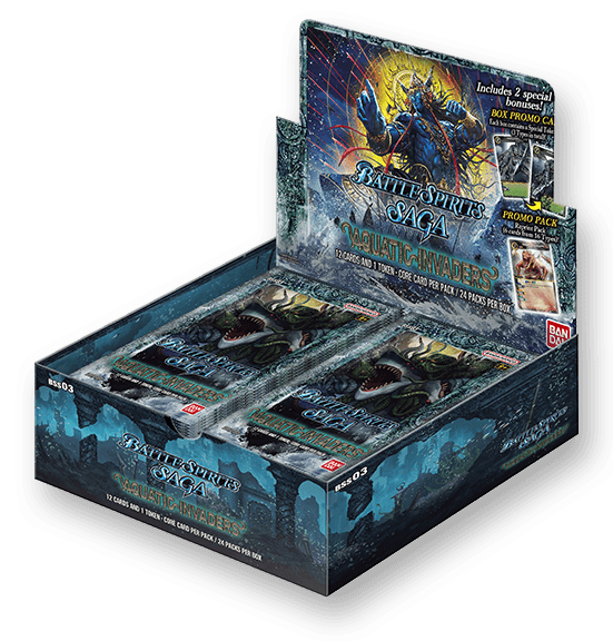 Bandai - Battle Spirits Saga Card Game - Aquatic Invaders (BSS03) - Booster Box (24 Packs)