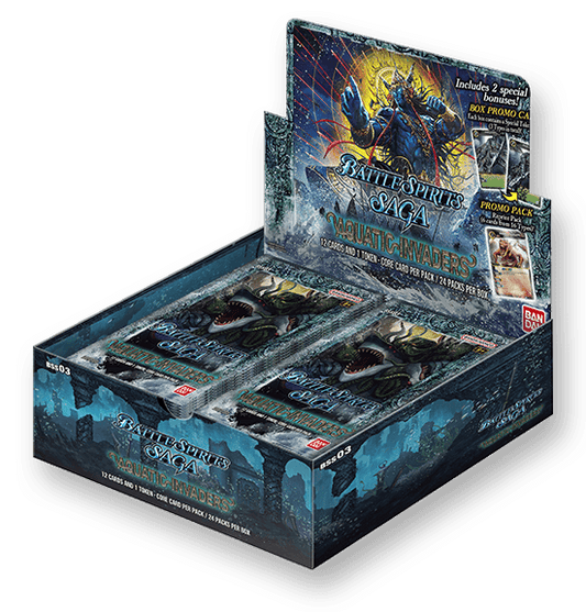Bandai - Battle Spirits Saga Card Game - Aquatic Invaders (BSS03) - Booster Box (24 Packs)